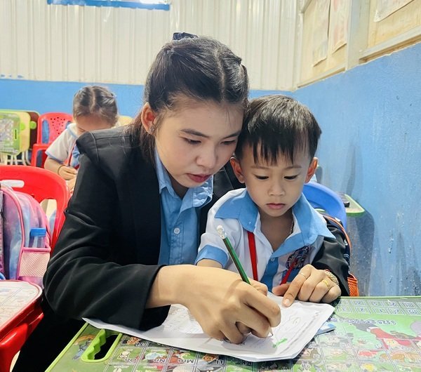 Students learning